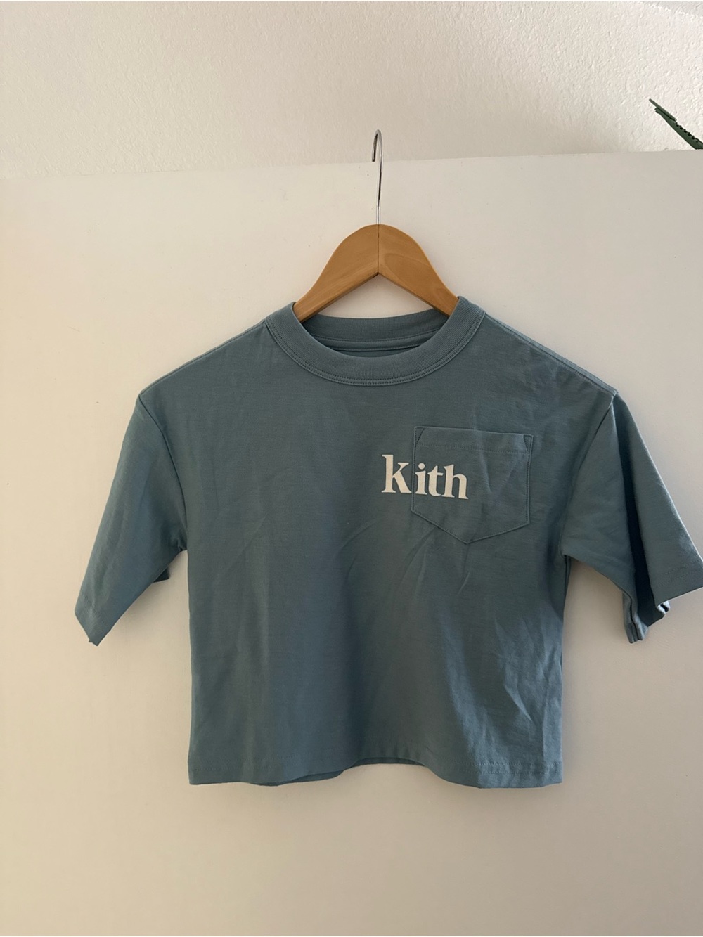 Kith Kids Short-Sleeve Quinn II Pocket Tee in ‘REEF’